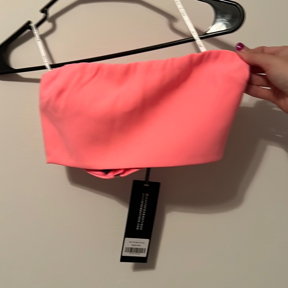 Pink crop top